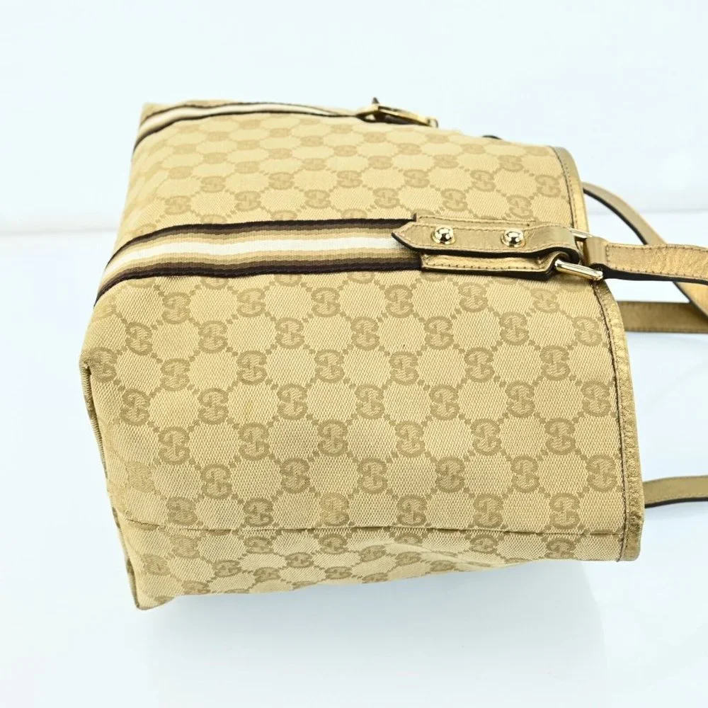 Auth Gucci Sherry Line Gg Pattern Tote #46206G26B - Picture 6 of 12